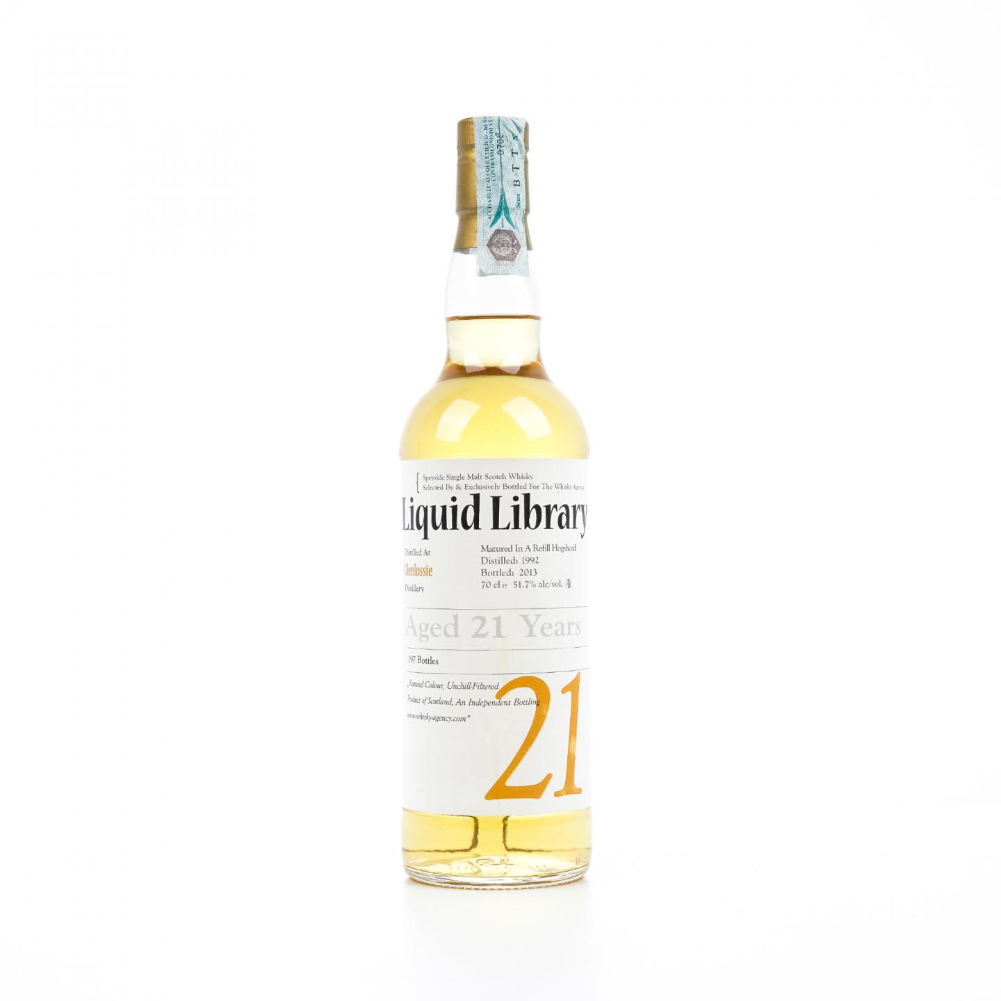Glenlossie 格兰洛西 21年 1992-2013 Liquid Library 51.7%