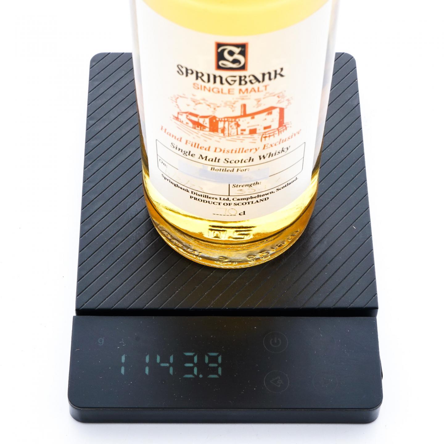 Springbank 云顶 2023 手工瓶 酒厂限量