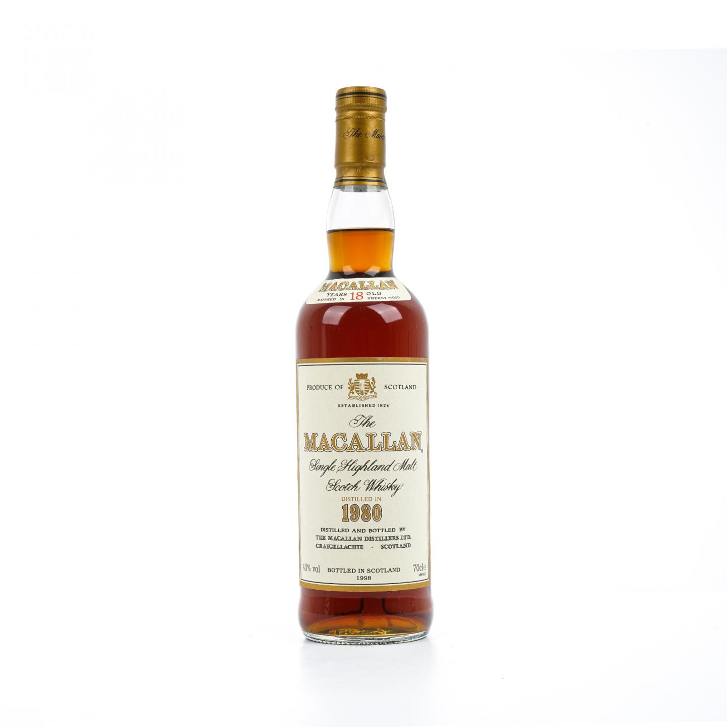 Macallan 麦卡伦 18年 1980-1998 雪莉桶