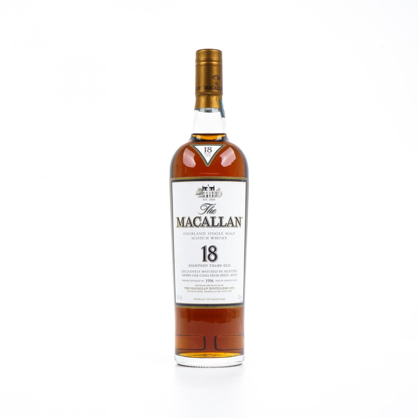 Macallan 麦卡伦 18年 1996 雪莉桶