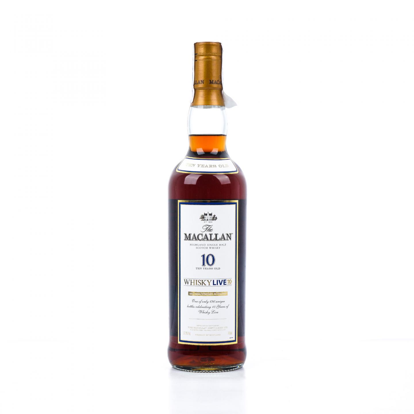 Macallan 麦卡伦 10年 Whisky Live 10周年