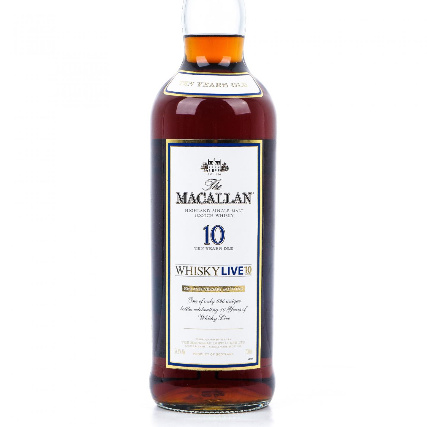 Macallan 麦卡伦 10年 Whisky Live 10周年