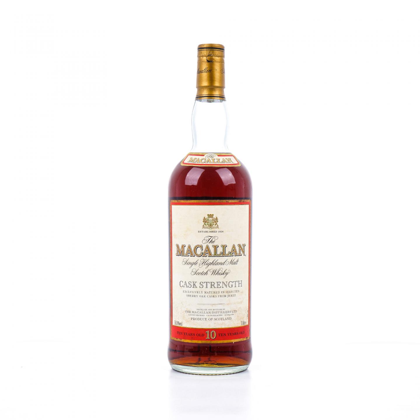 Macallan 麦卡伦 10年 桶强 1L 58.8%