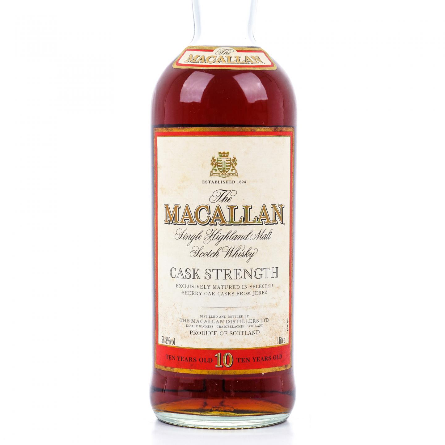 Macallan 麦卡伦 10年 桶强 1L 58.8%