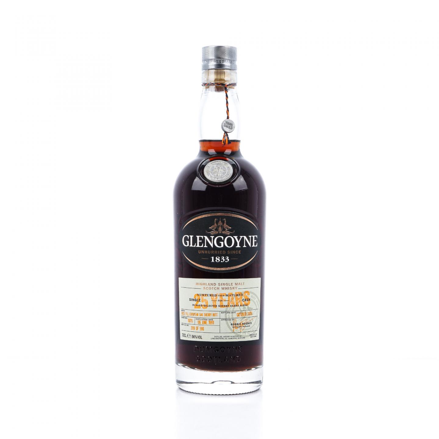 Glengoyne 格兰哥尼 25年 1991-2016 雪莉桶#1870