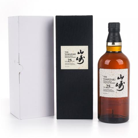 山崎 25年 新版 礼盒 700ml