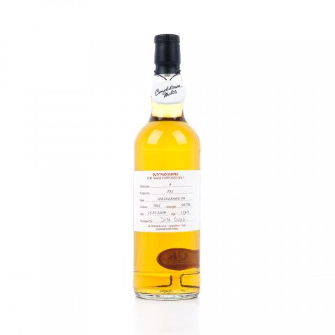 Springbank 云顶 15年 2009 完税瓶 波本桶