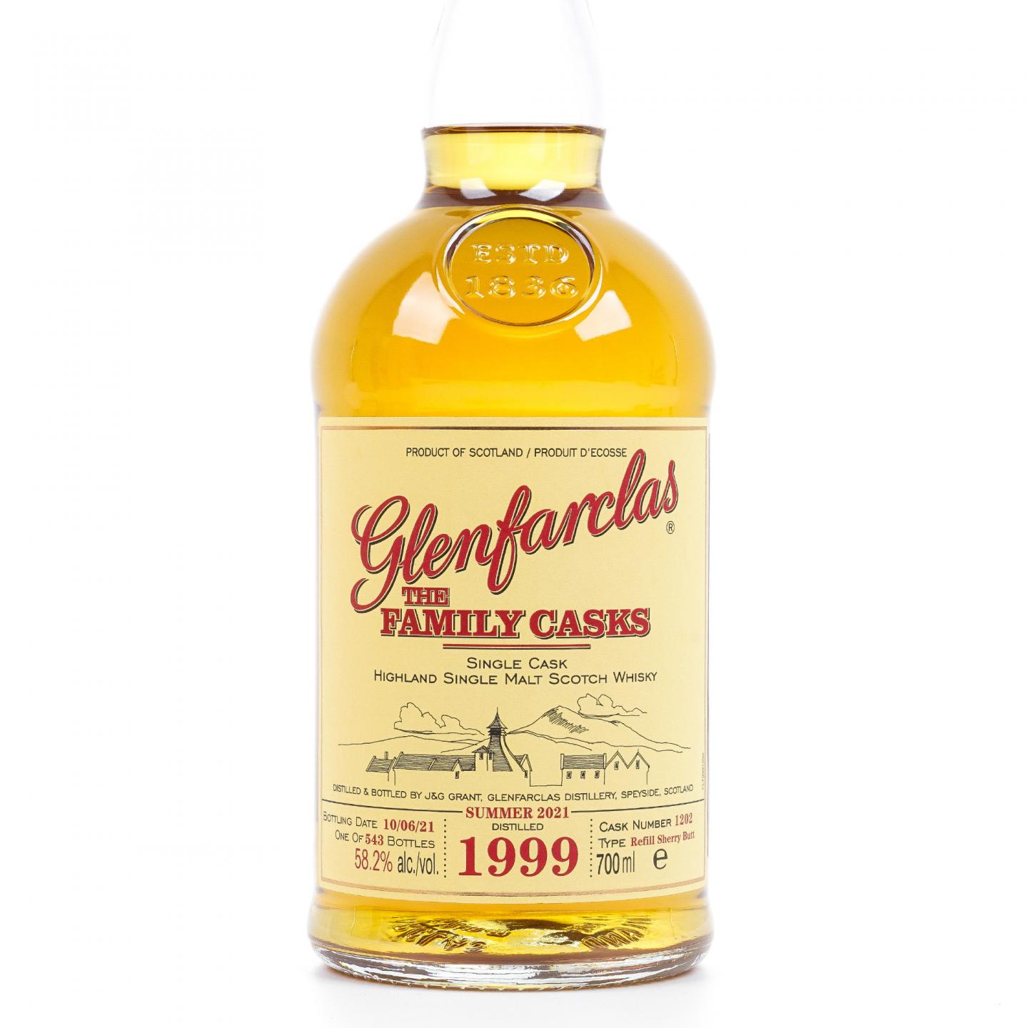 Glenfarclas 格兰花格 1999-2021 家族桶#1202