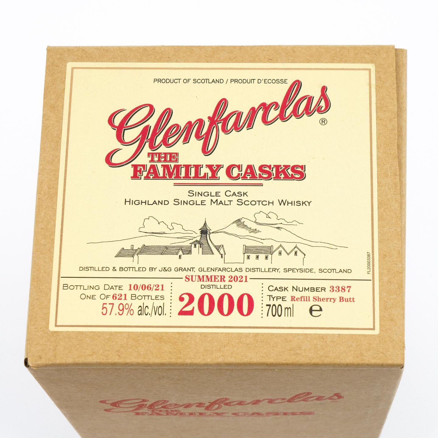Glenfarclas 格兰花格 2000-2021 家族桶#3387
