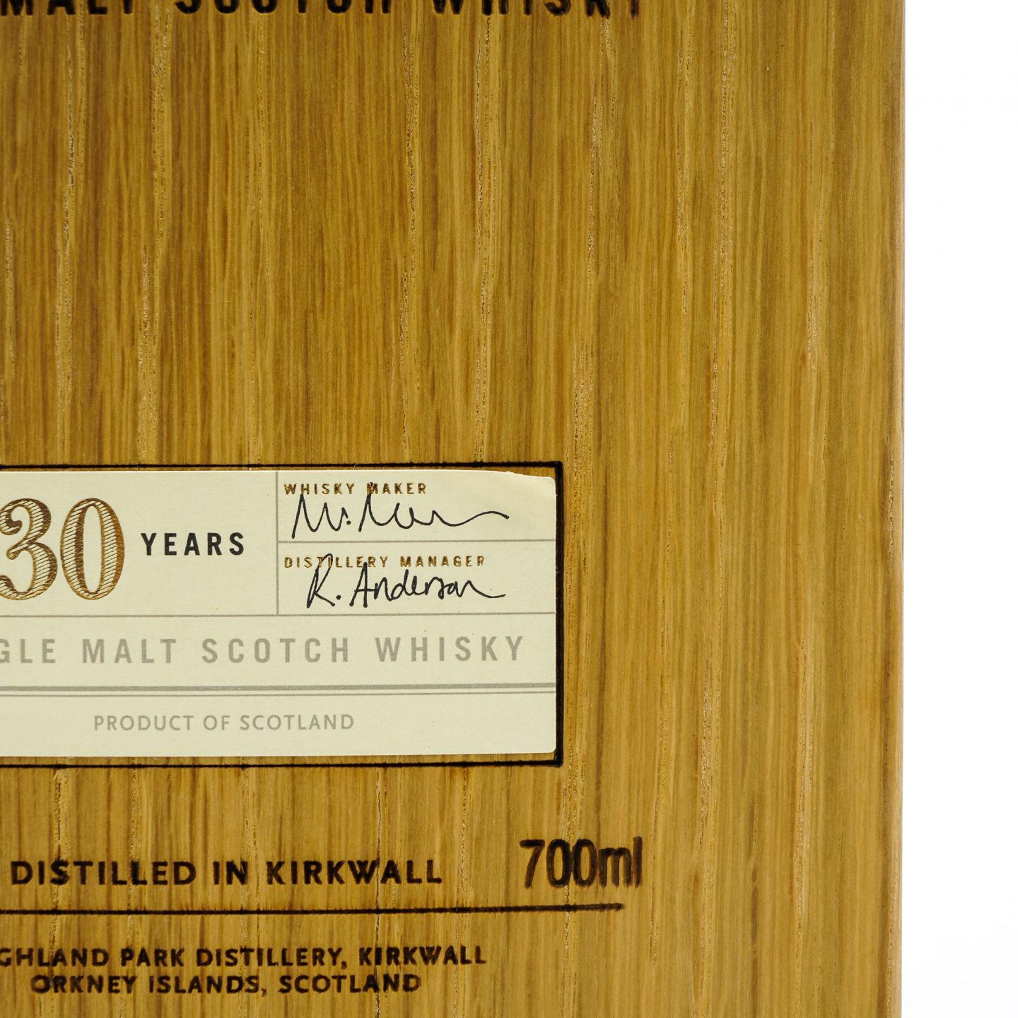 Highland Park 高原骑士 30年 48.1%
