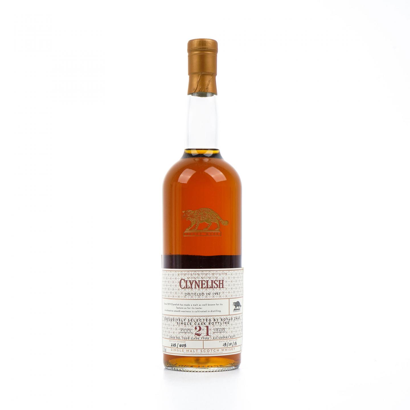 Clynelish 克里尼利基 21年 1997-2018 赵波尧选桶