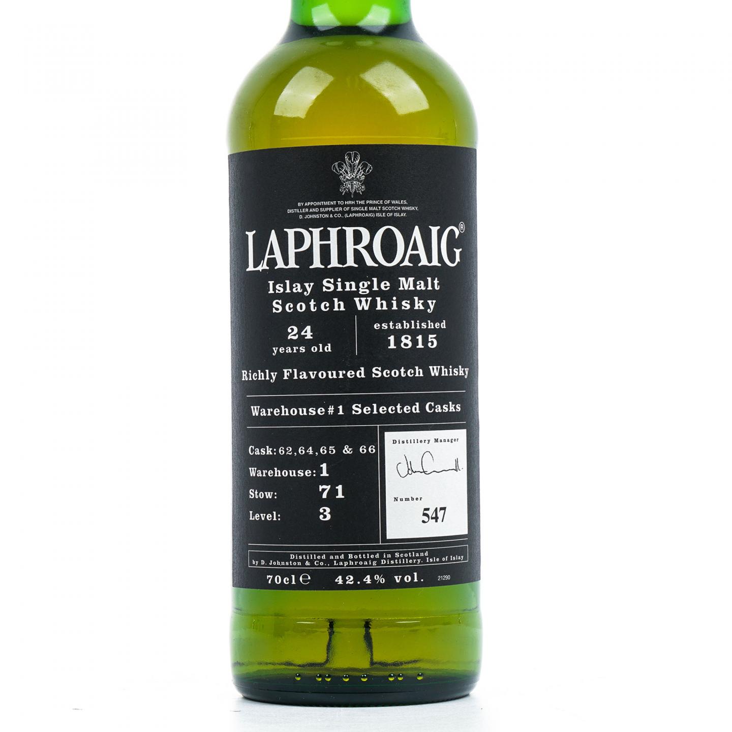 Laphroaig 拉弗格 24年 Warehouse #1