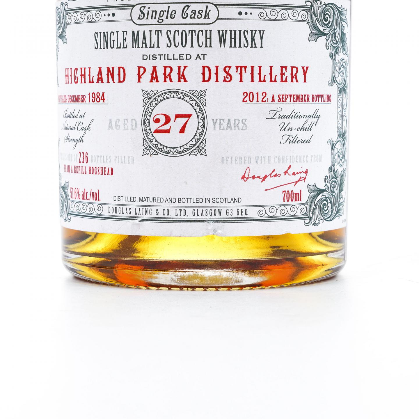 Highland Park 高原骑士 27年 1984-2012 单桶 DL