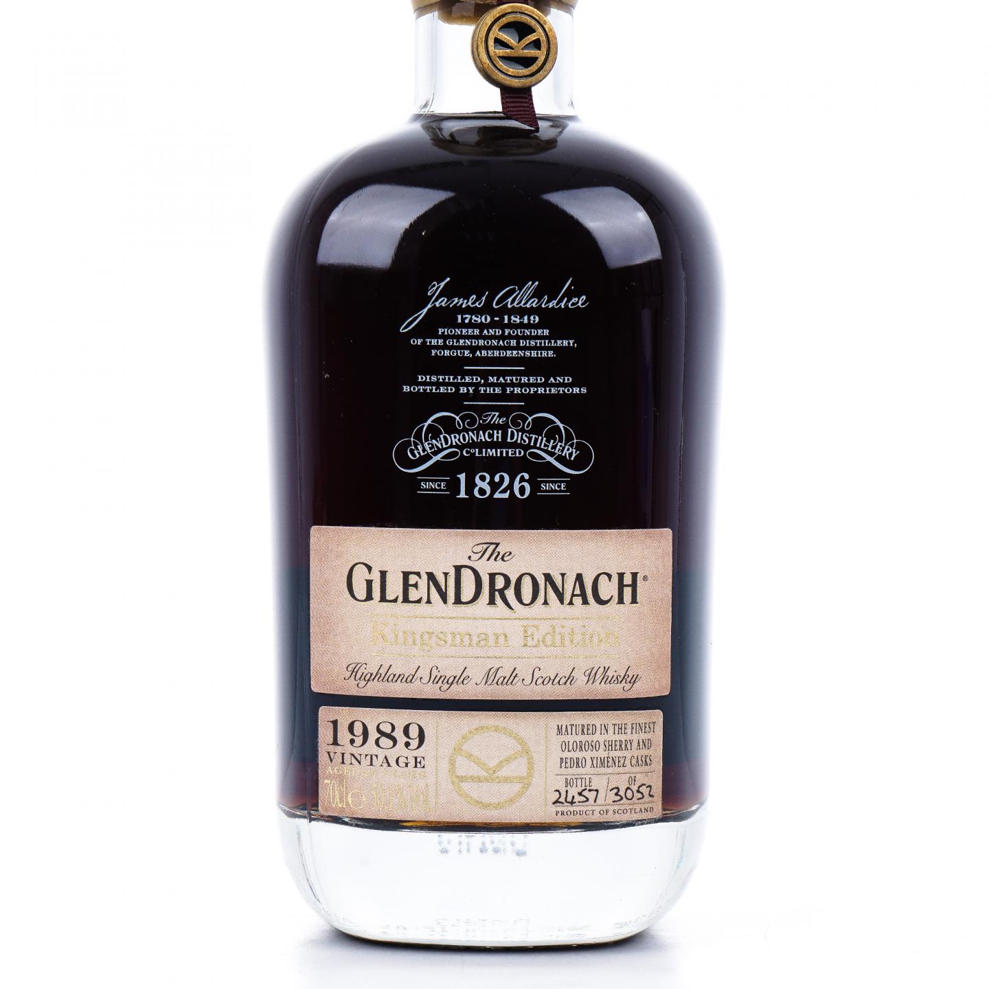 Glendronach 格兰多纳 29年 1989 王牌特工限量版 行货