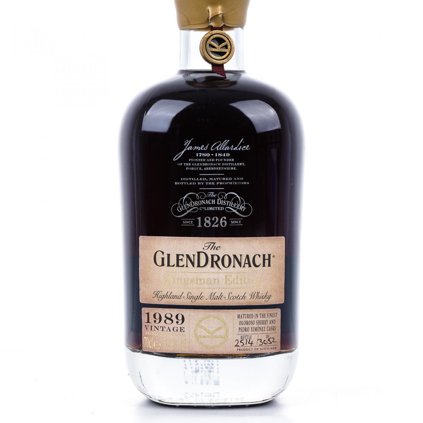 Glendronach 格兰多纳 29年 1989 王牌特工限量版 行货 700ml