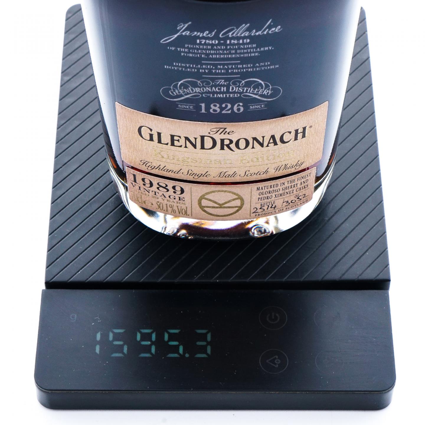 Glendronach 格兰多纳 29年 1989 王牌特工限量版 行货 700ml