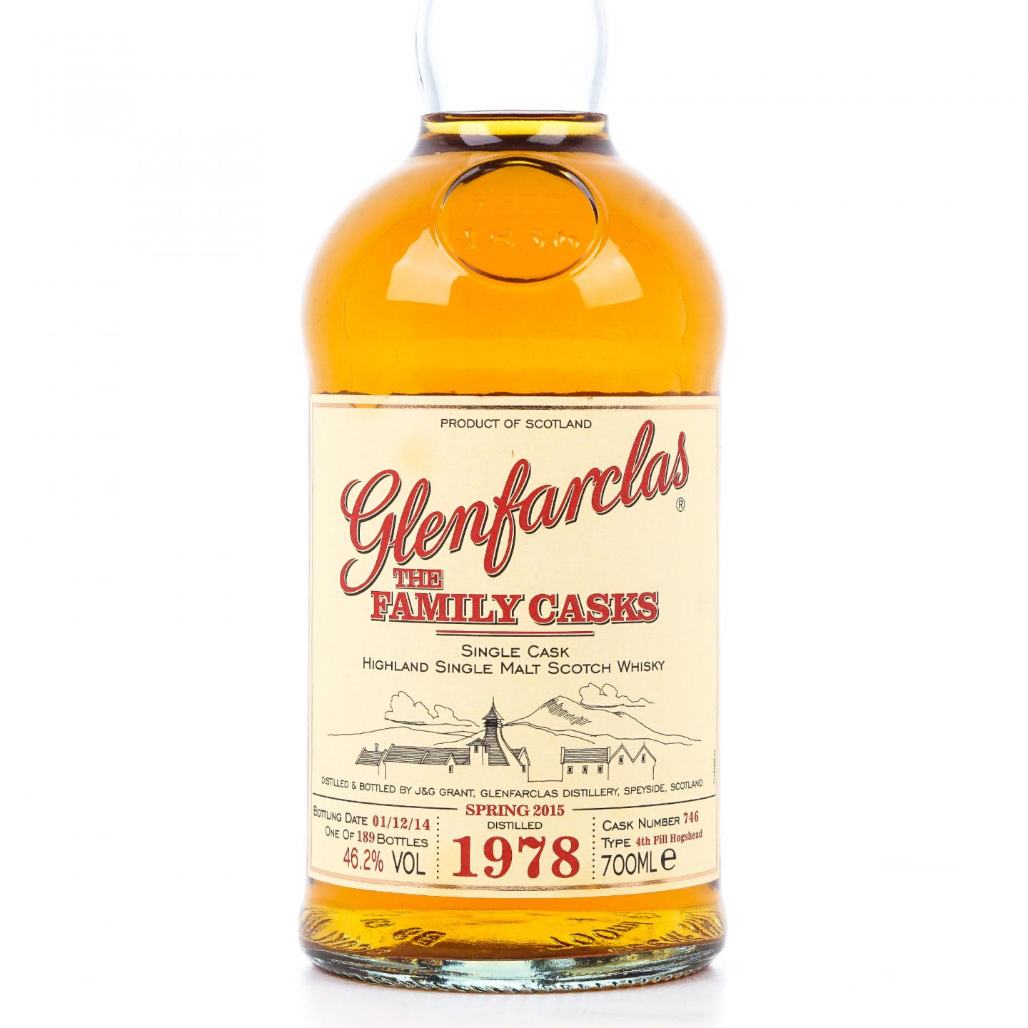 Glenfarclas 格兰花格 1978-2014 家族桶#746