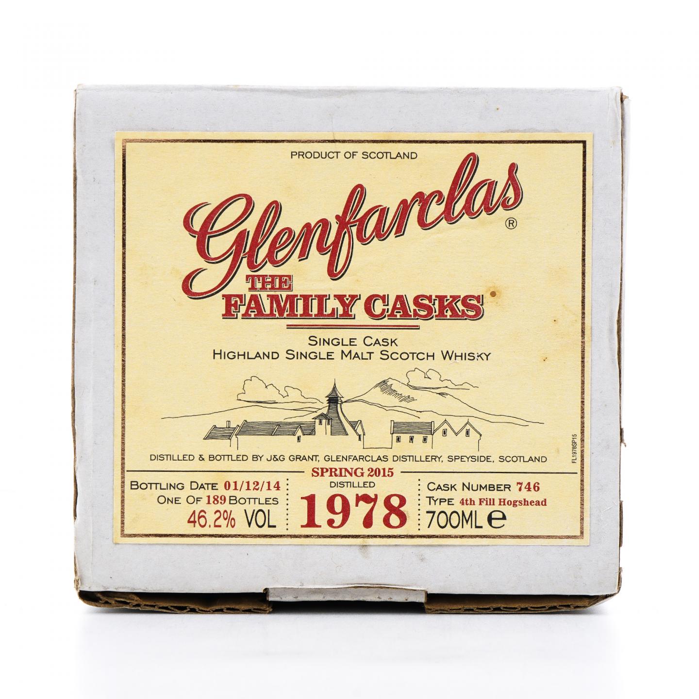 Glenfarclas 格兰花格 1978-2014 家族桶#746