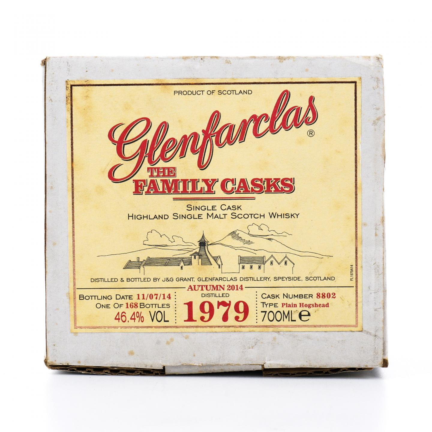Glenfarclas 格兰花格 1979-2014 家族桶#8802