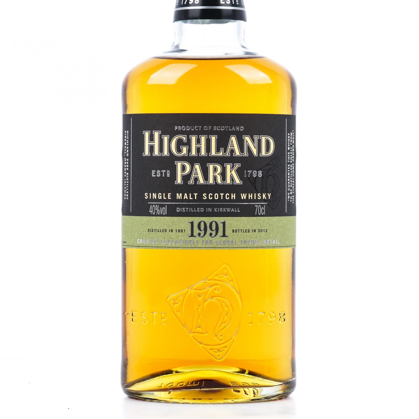 Highland Park 高原骑士 1991-2012 Travel Retail
