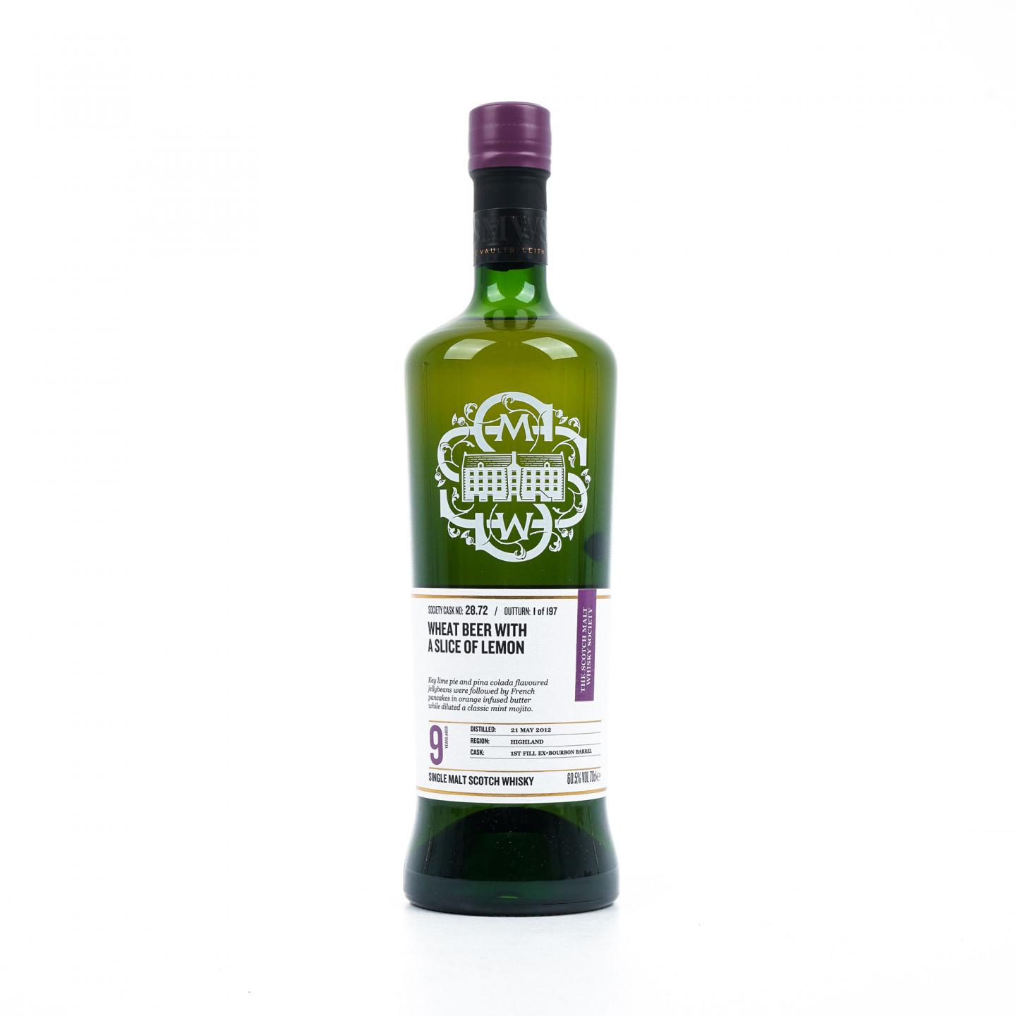 SMWS 28.72 图里巴丁 9年 2012