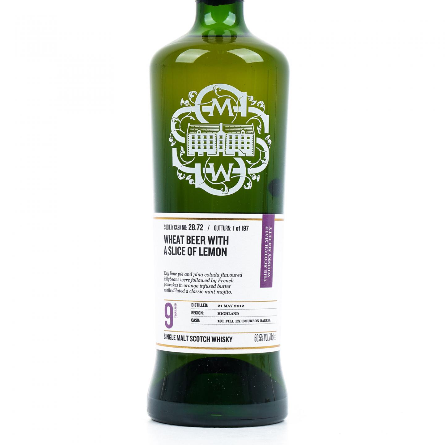 SMWS 28.72 图里巴丁 9年 2012
