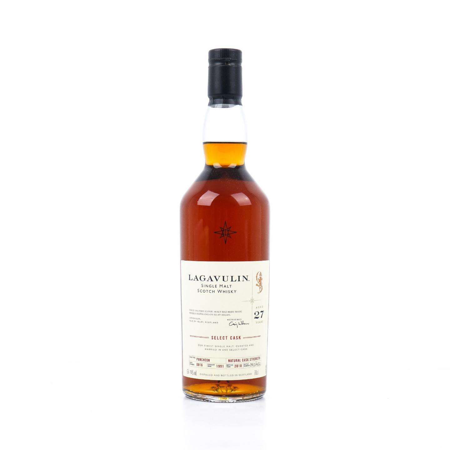 Lagavulin 乐加维林 27年 1991-2018 星星标 COD
