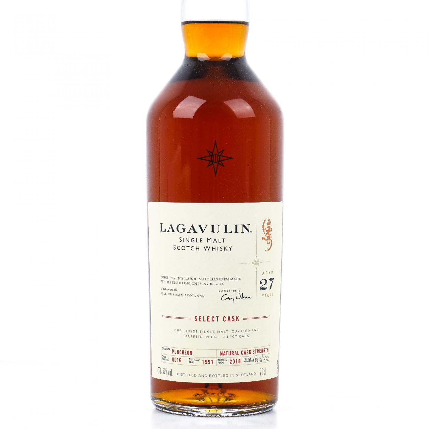 Lagavulin 乐加维林 27年 1991-2018 星星标 COD