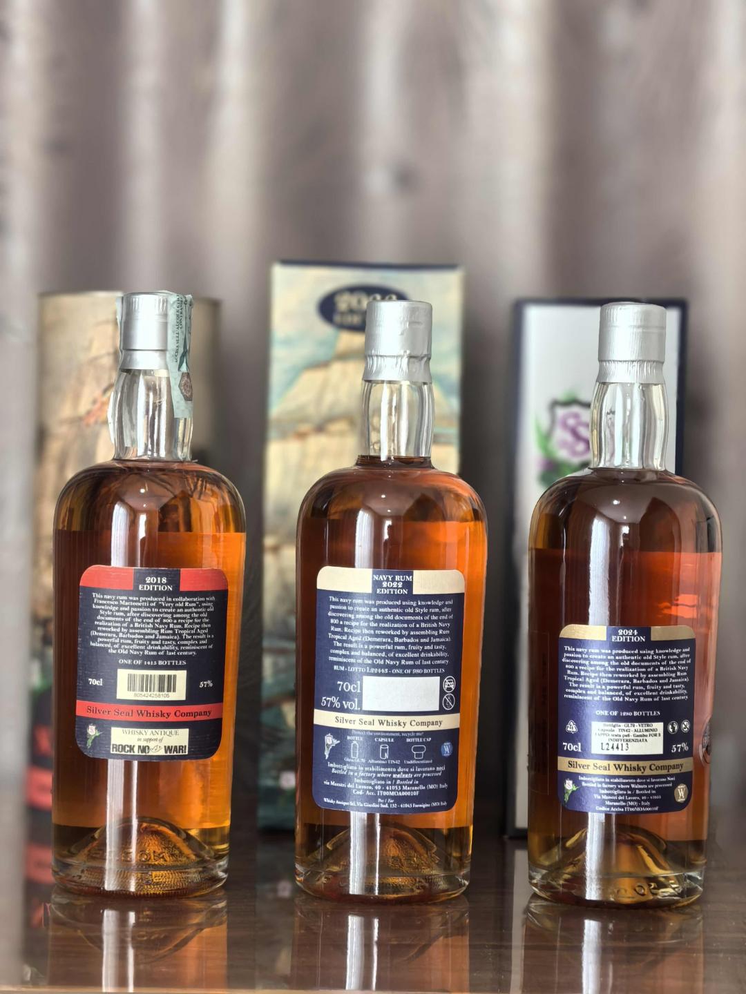 Old Navy 老海军朗姆三版大全套 Silver Seal 700ml*3