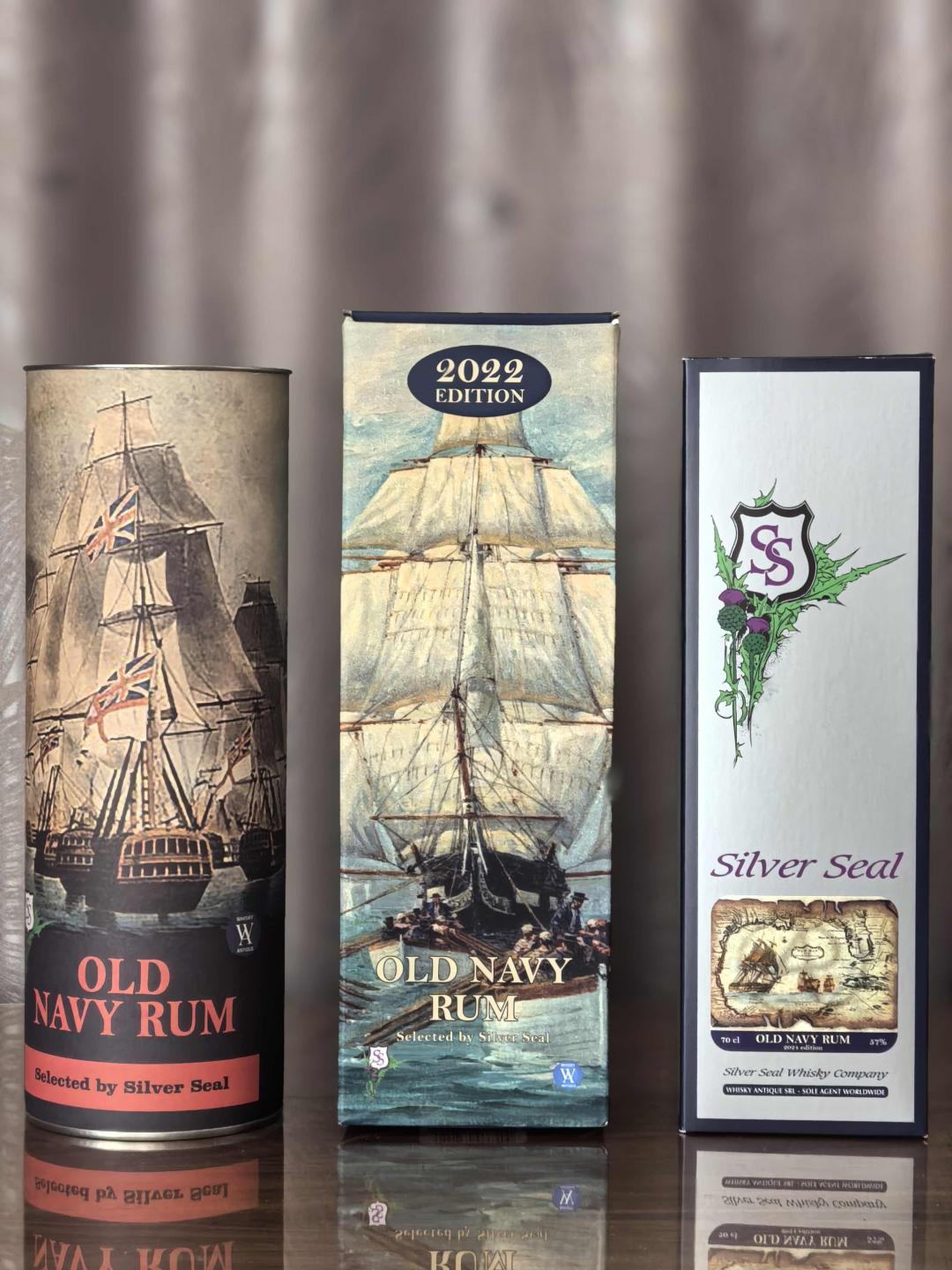 Old Navy 老海军朗姆三版大全套 Silver Seal 700ml*3