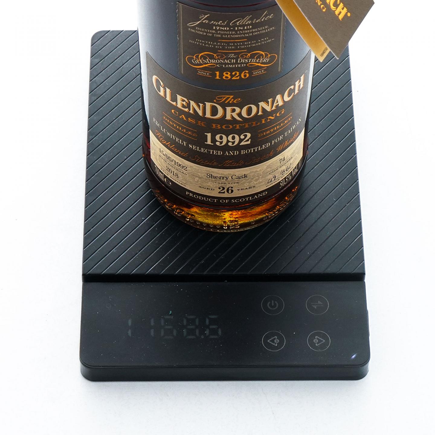 Glendronach 格兰多纳 26年 1992-2018 雪莉桶#74