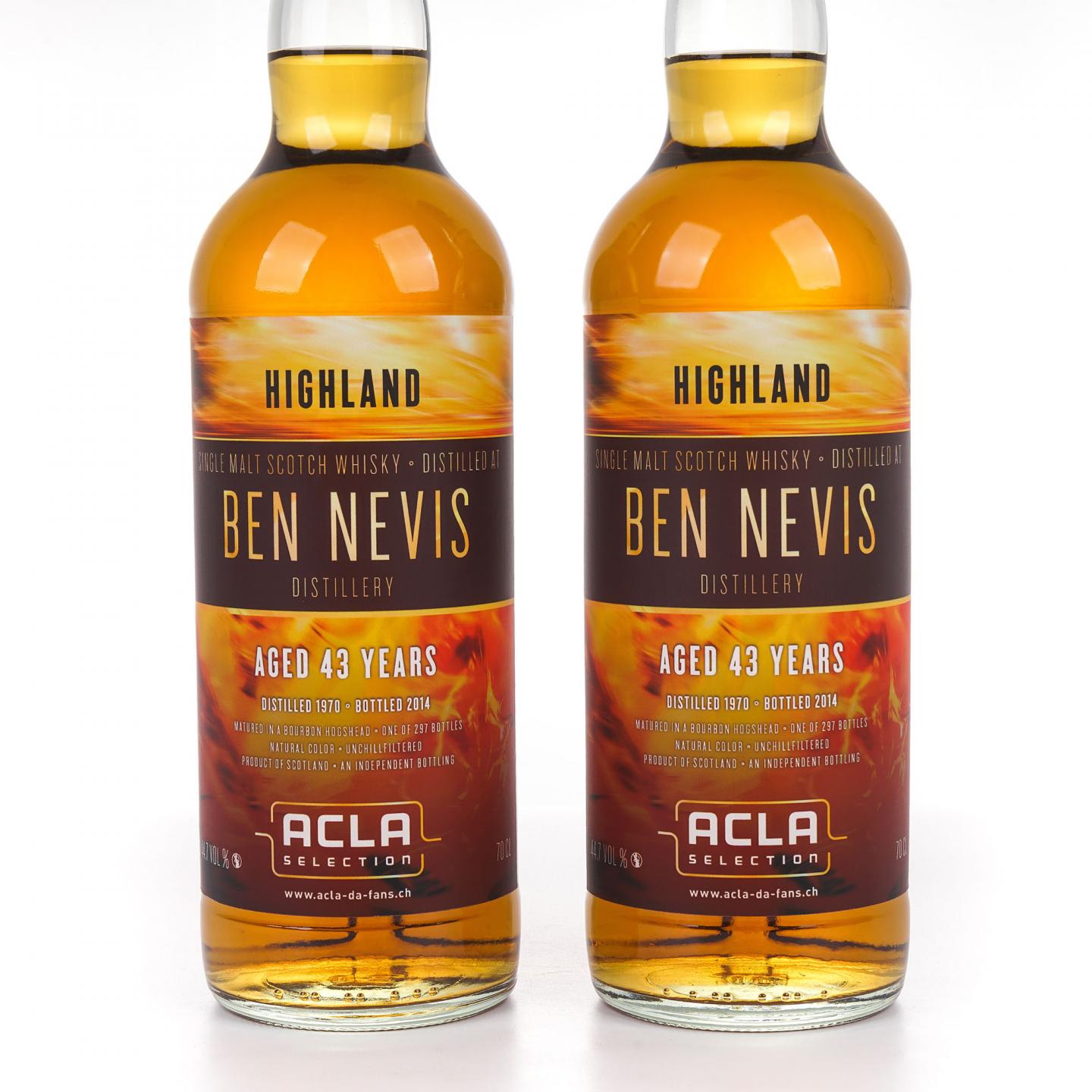 Ben Nevis 本尼维斯 43年 1970-2014 AdF 2瓶组