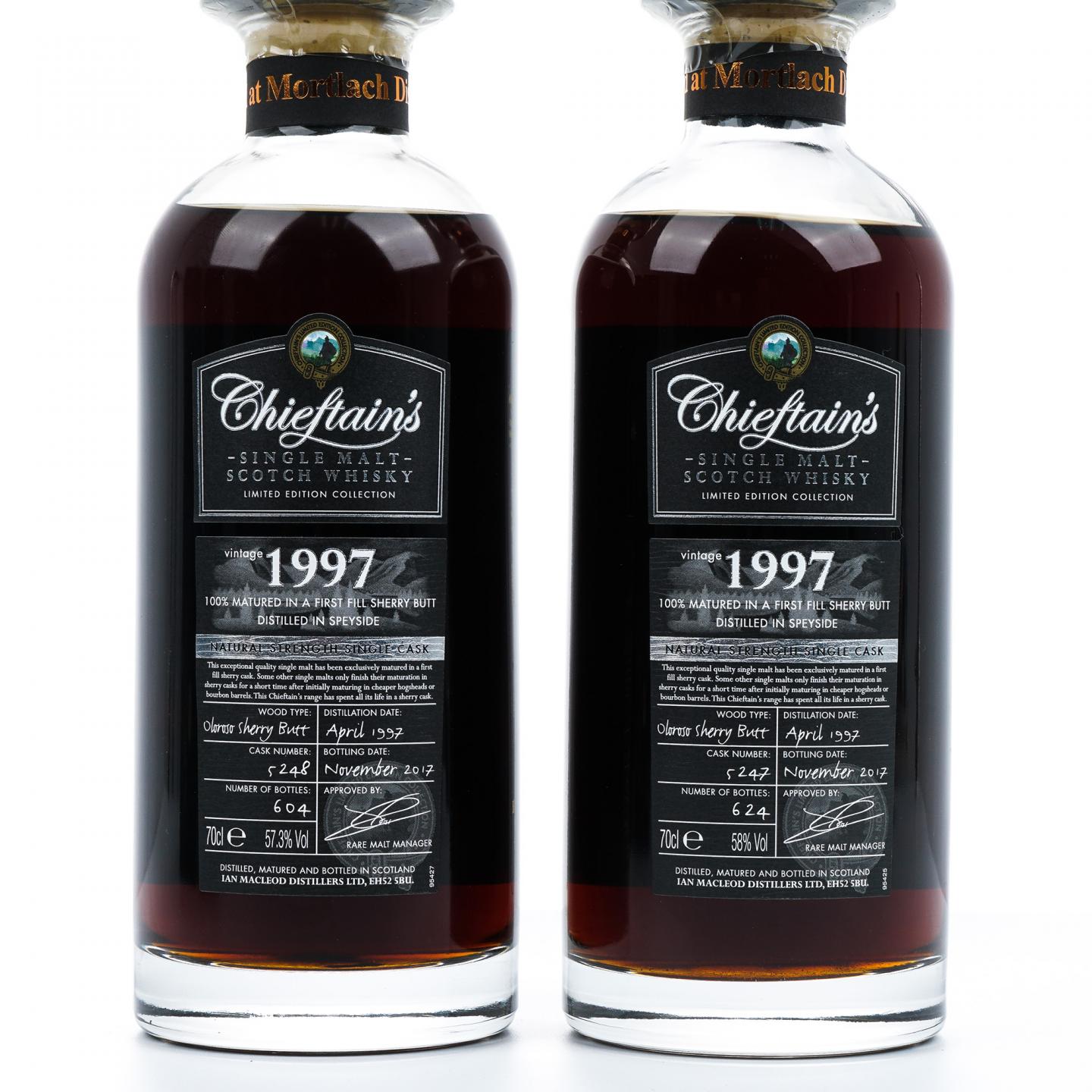 Mortlach 慕赫 20年 1997-2017 雪莉单桶 2支组