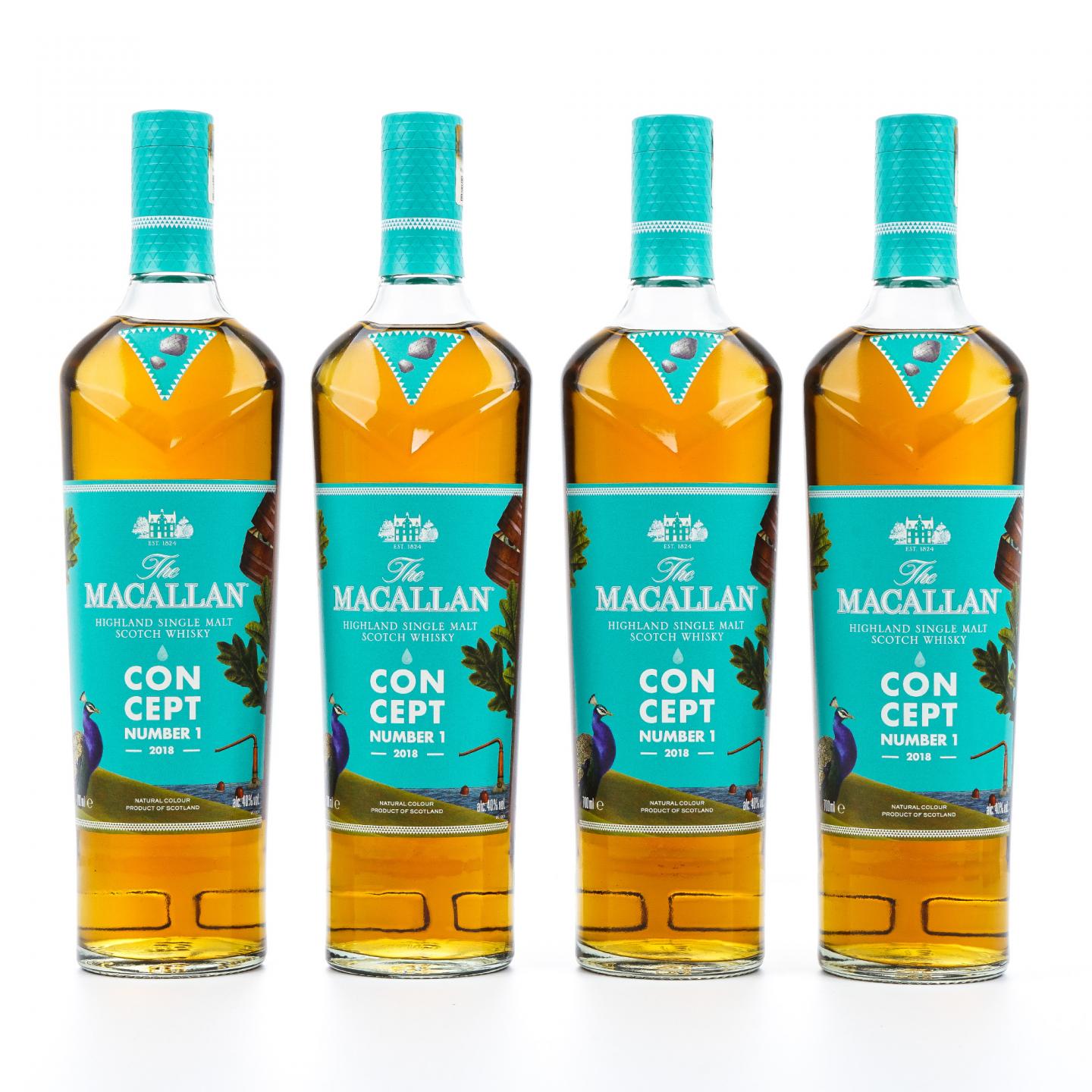 【附X光图】Macallan 麦卡伦 Concept 概念系列 No.1 4支组