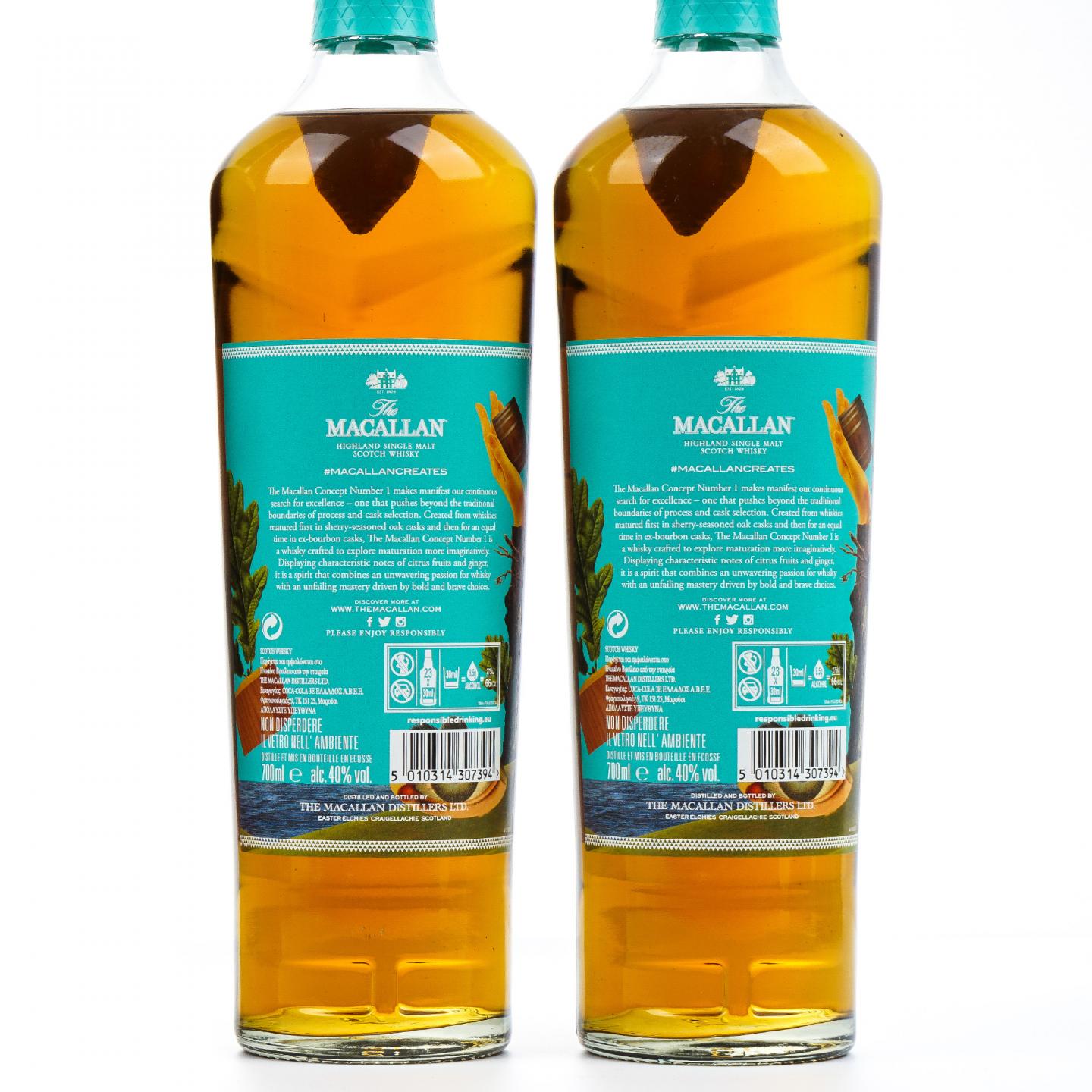 【附X光图】Macallan 麦卡伦 Concept 概念系列 No.1 4支组