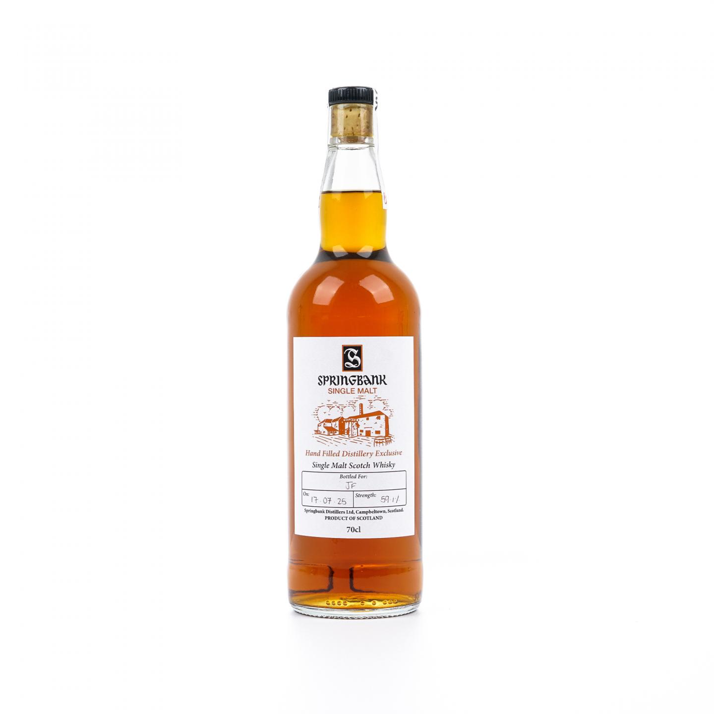 Springbank 云顶 2025 手工瓶 酒厂限量
