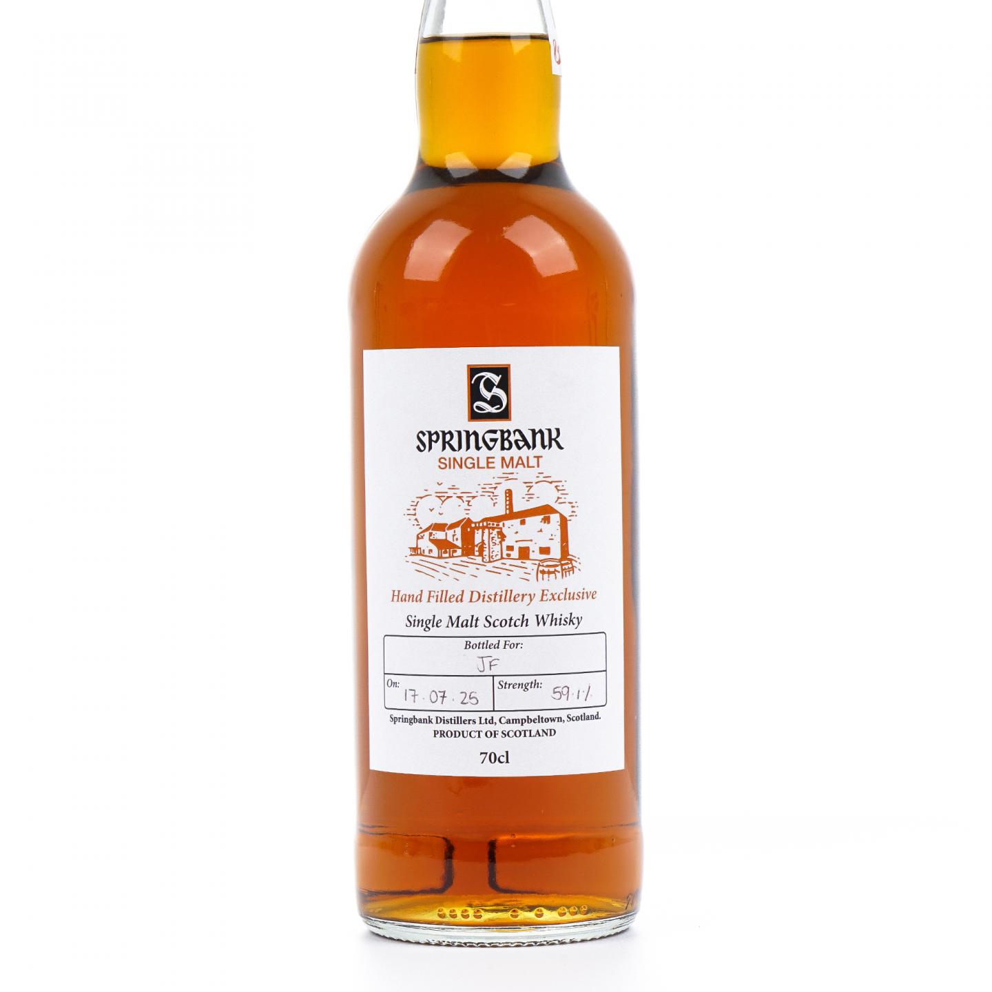 Springbank 云顶 2025 手工瓶 酒厂限量