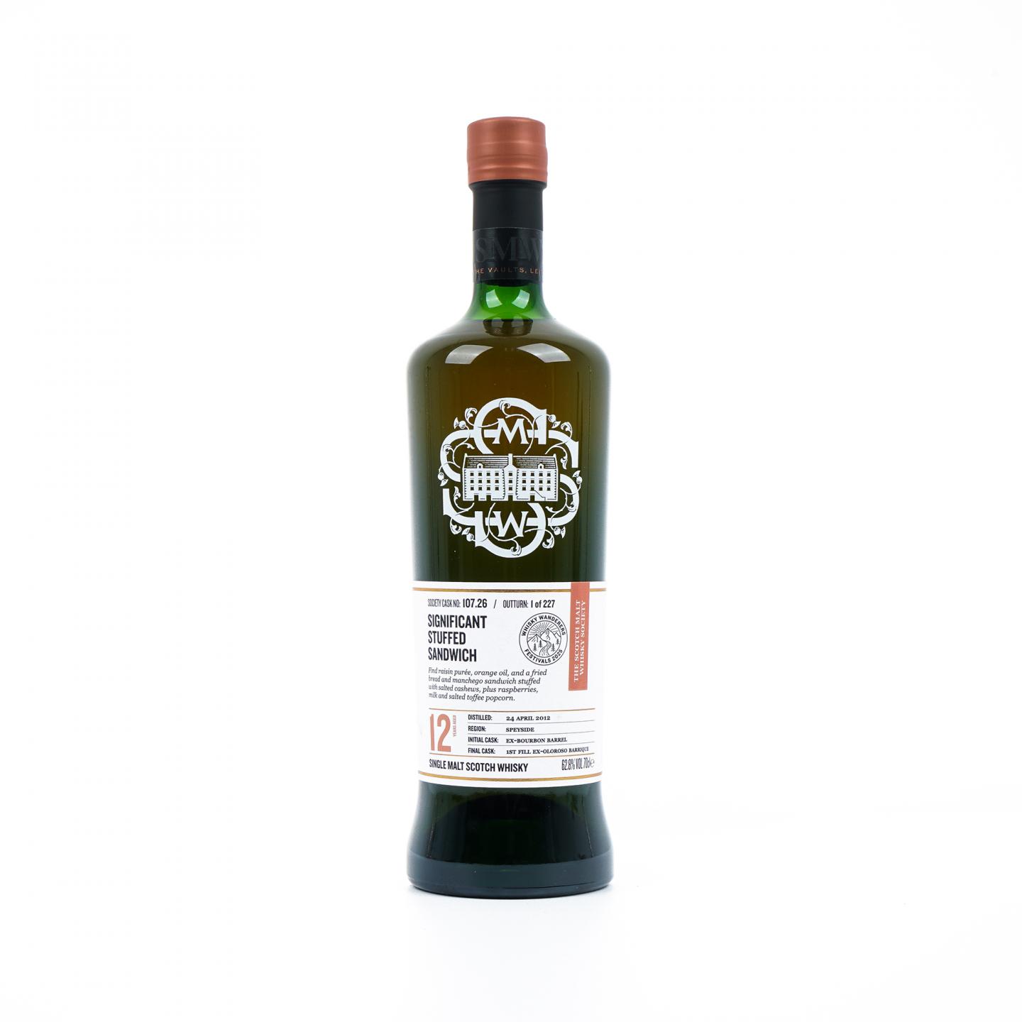 SMWS 107.26 格兰纳里奇 12年 2012 威士忌巡游者节2025