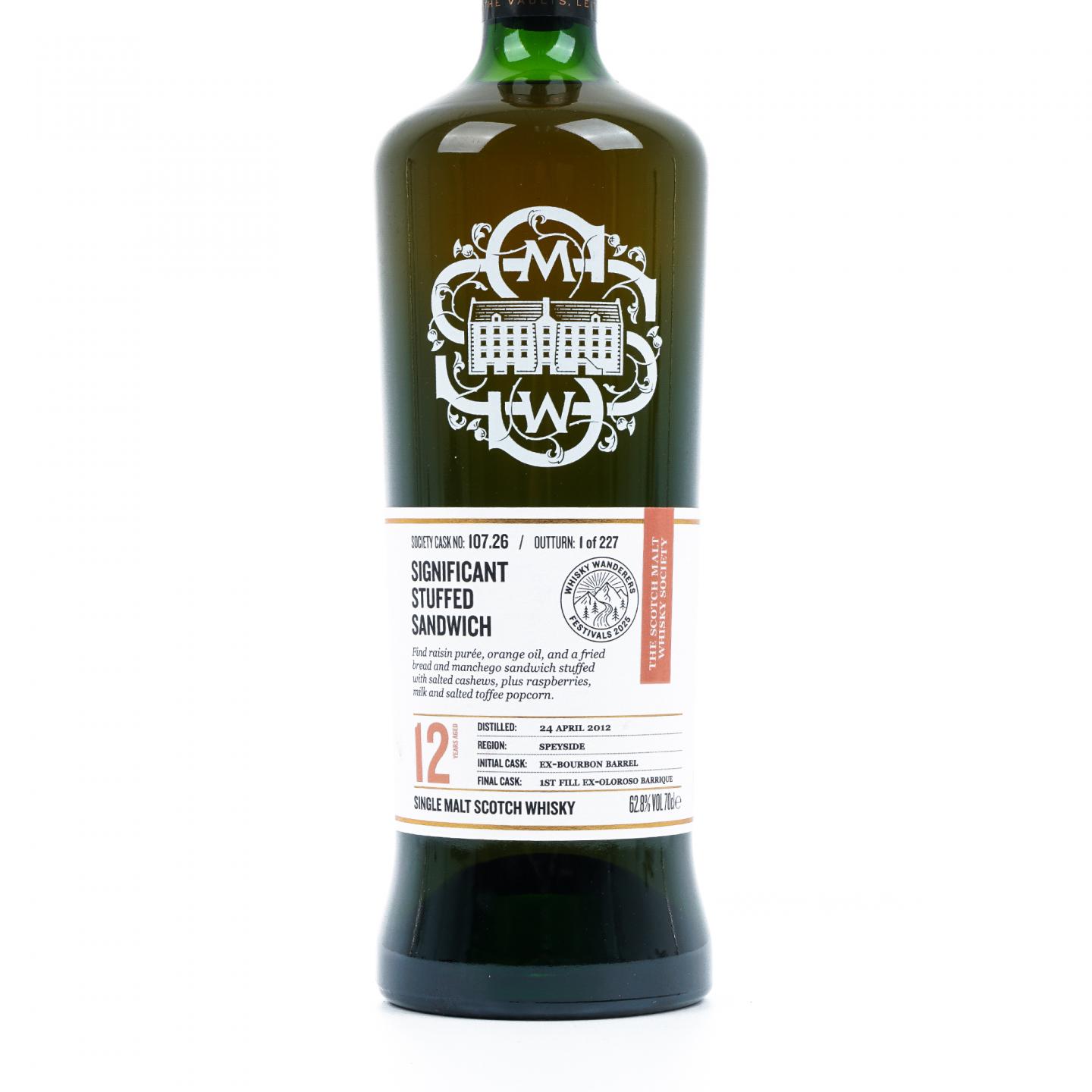 SMWS 107.26 格兰纳里奇 12年 2012 威士忌巡游者节2025