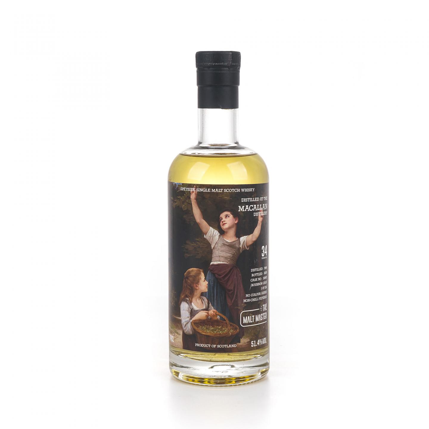 Macallan 麦卡伦 34年 1986-2020 the Malt Master 波本桶#30867