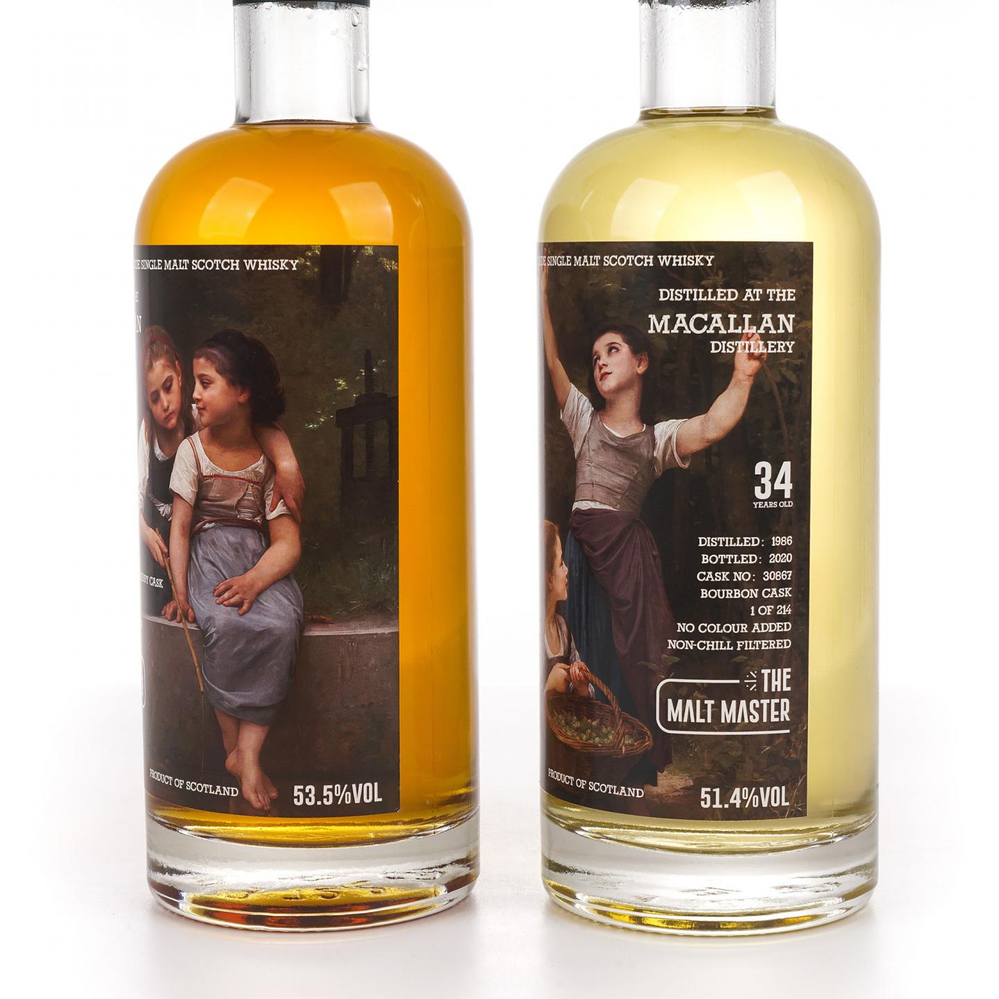 Macallan 麦卡伦 34年 1986-2020 the Malt Master 2瓶组