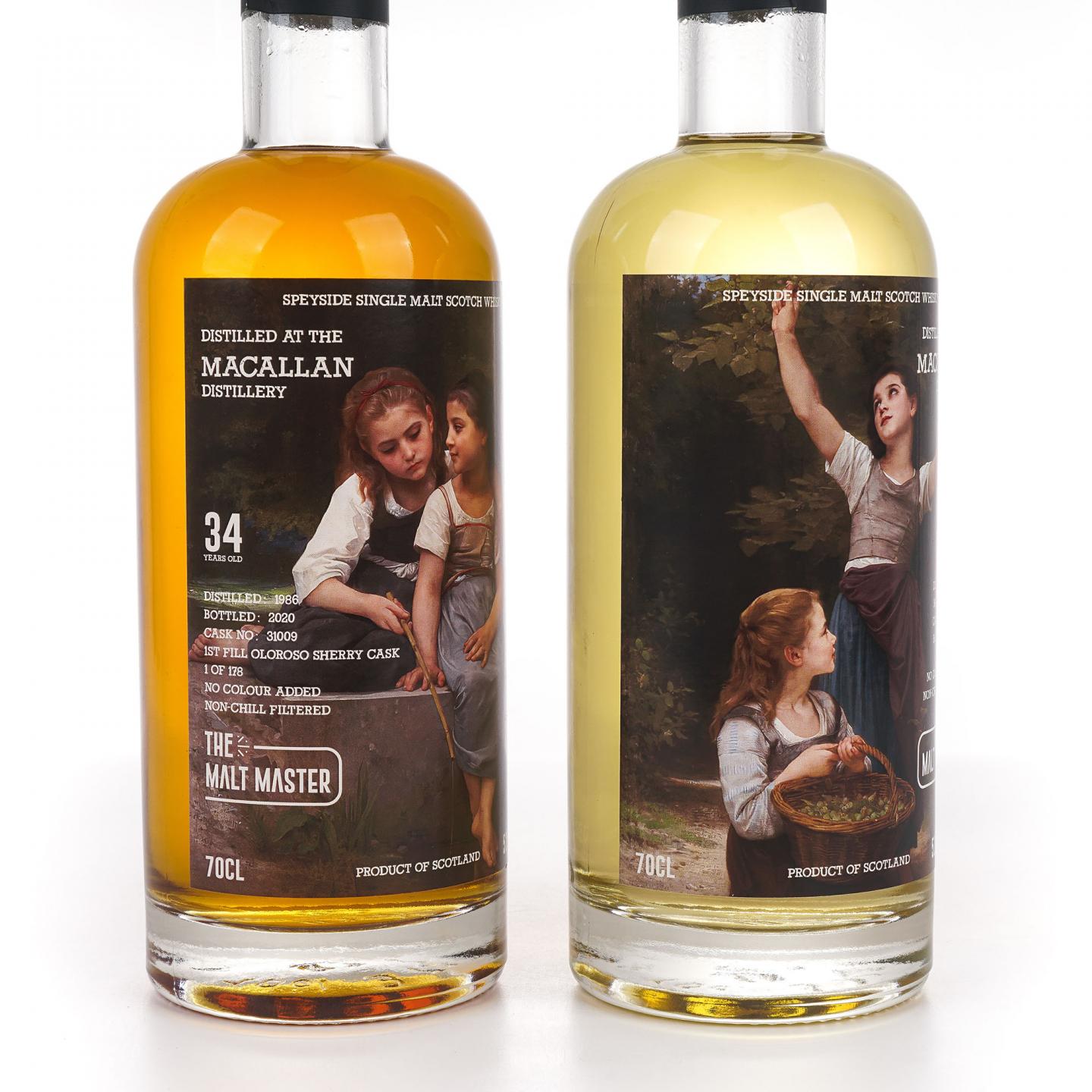 Macallan 麦卡伦 34年 1986-2020 the Malt Master 2瓶组