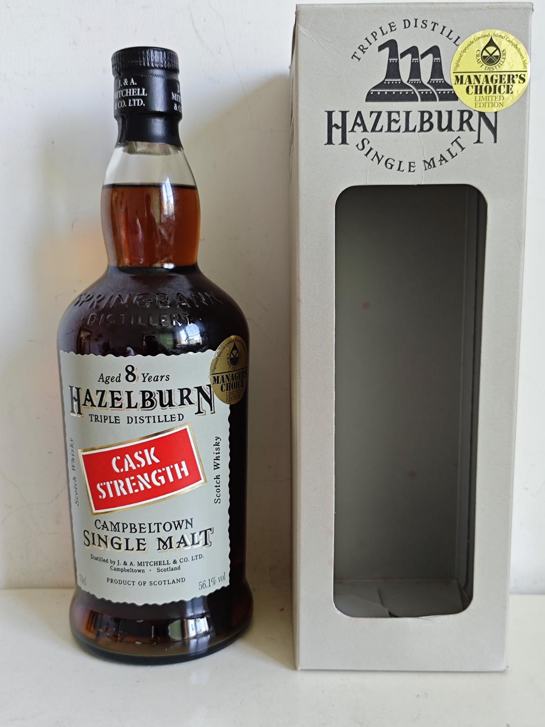 哈索本红标Cask Strength (2000-2010年雪莉桶)