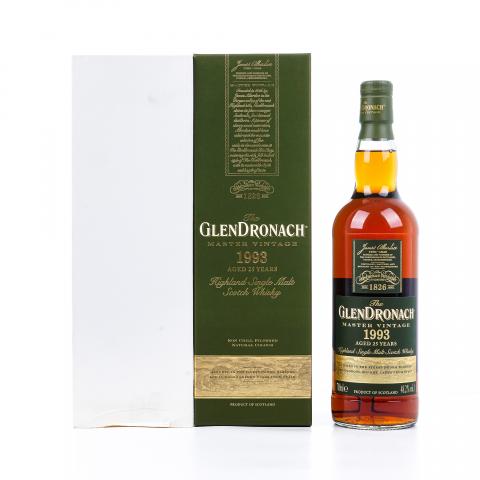 Glendronach 格兰多纳 25年 1993 Master Vintage 行货 700ml