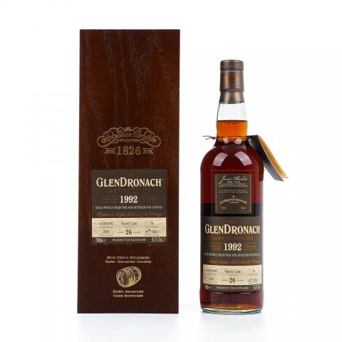 Glendronach 格兰多纳 26年 1992-2018 雪莉桶#74