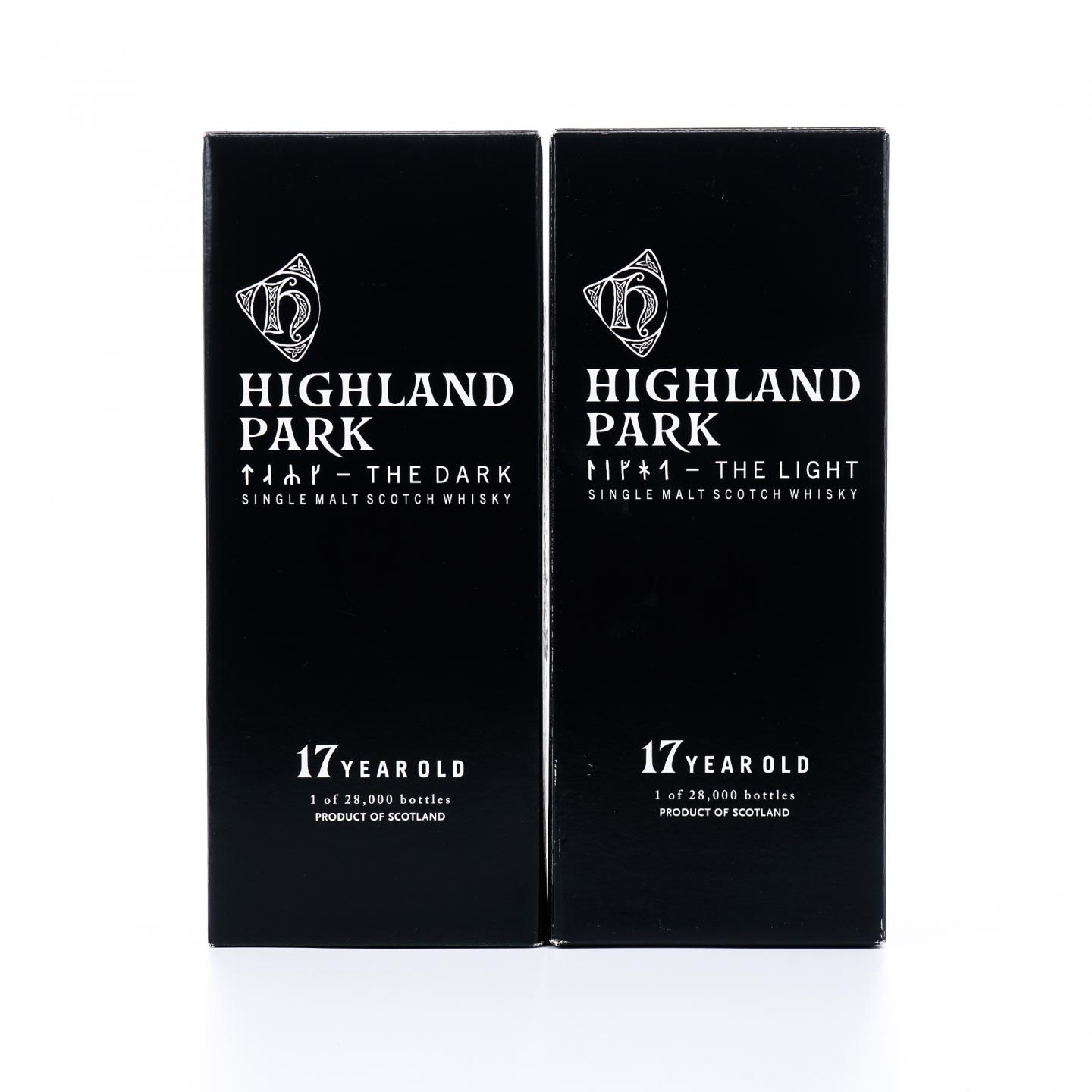 Highland Park 高原骑士 17年 光明与黑暗 2瓶组