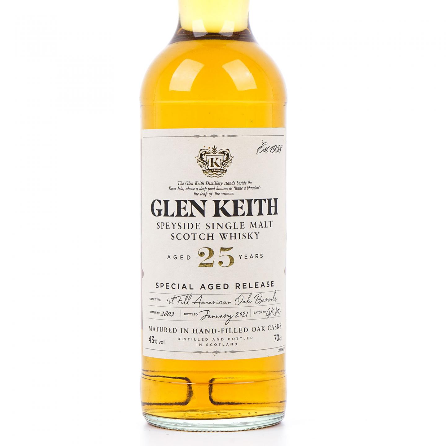 Glen Keith 格兰契斯 25年 2021 行货