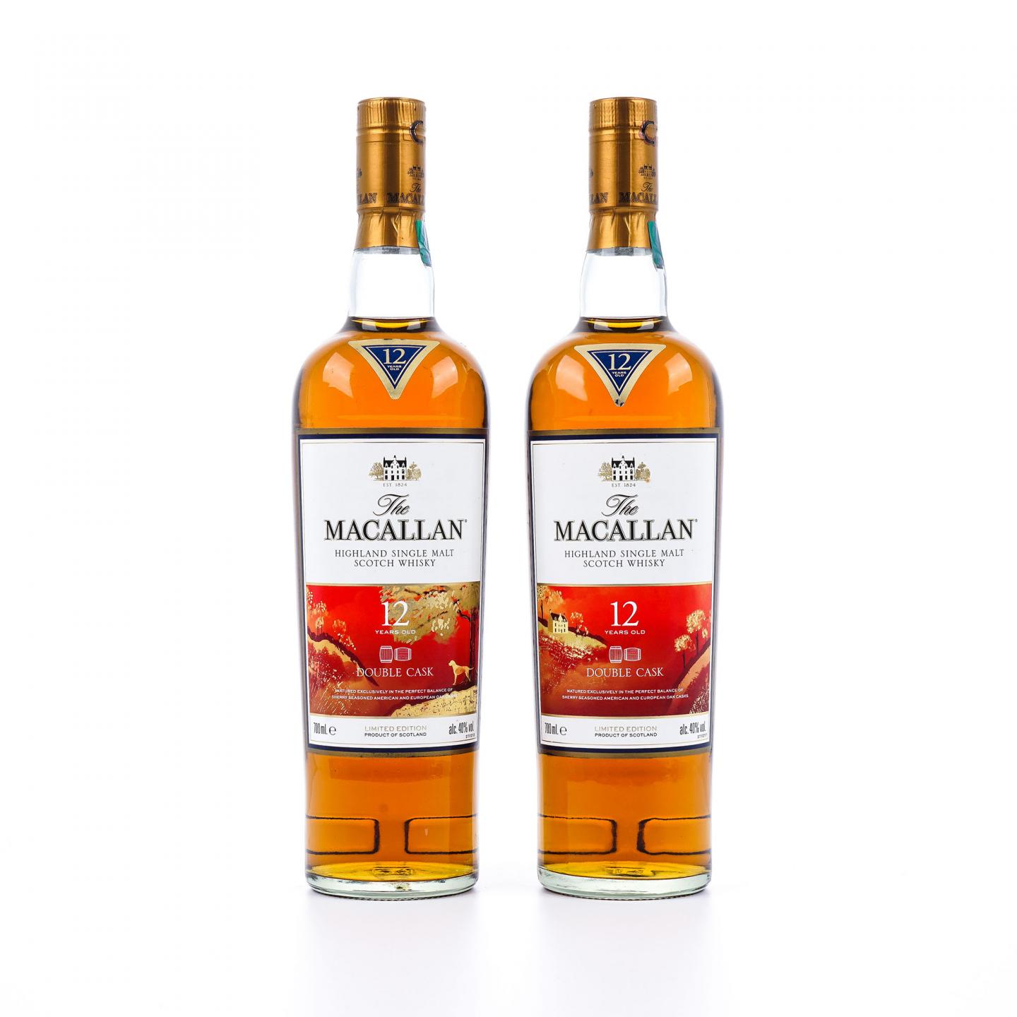 Macallan 麦卡伦 12年 Double Cask 2018 狗年限定 2支组