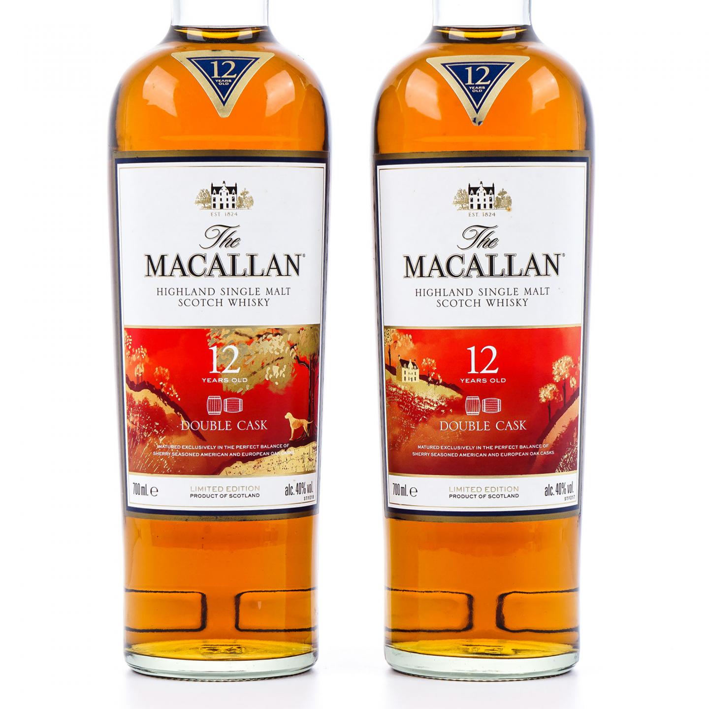 Macallan 麦卡伦 12年 Double Cask 2018 狗年限定 2支组