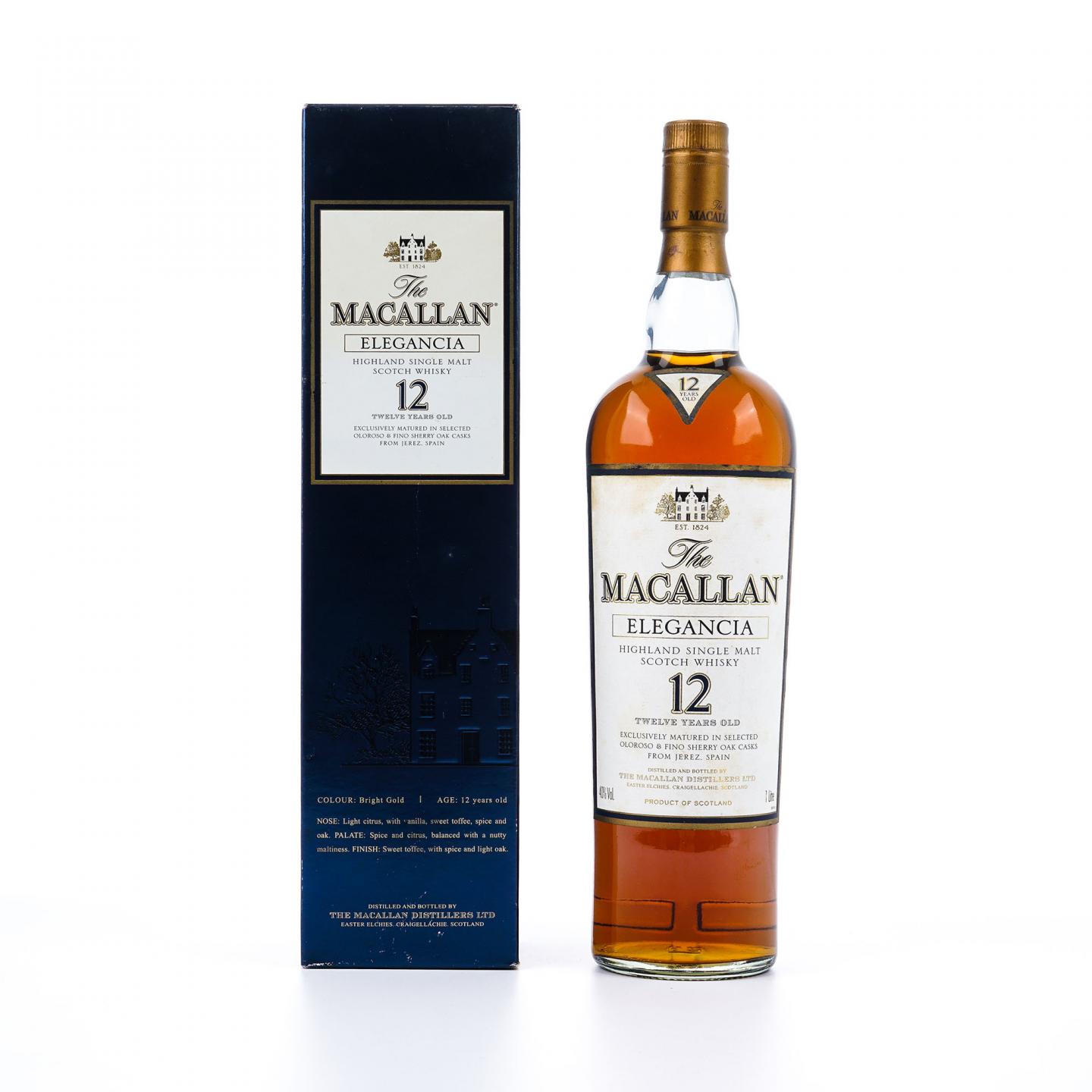 Macallan 麦卡伦 12年 Elegancia 1升装